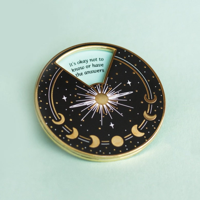 RETIRING I Am Doing My Best Interactive Spinner Enamel Pin – The Gray Muse