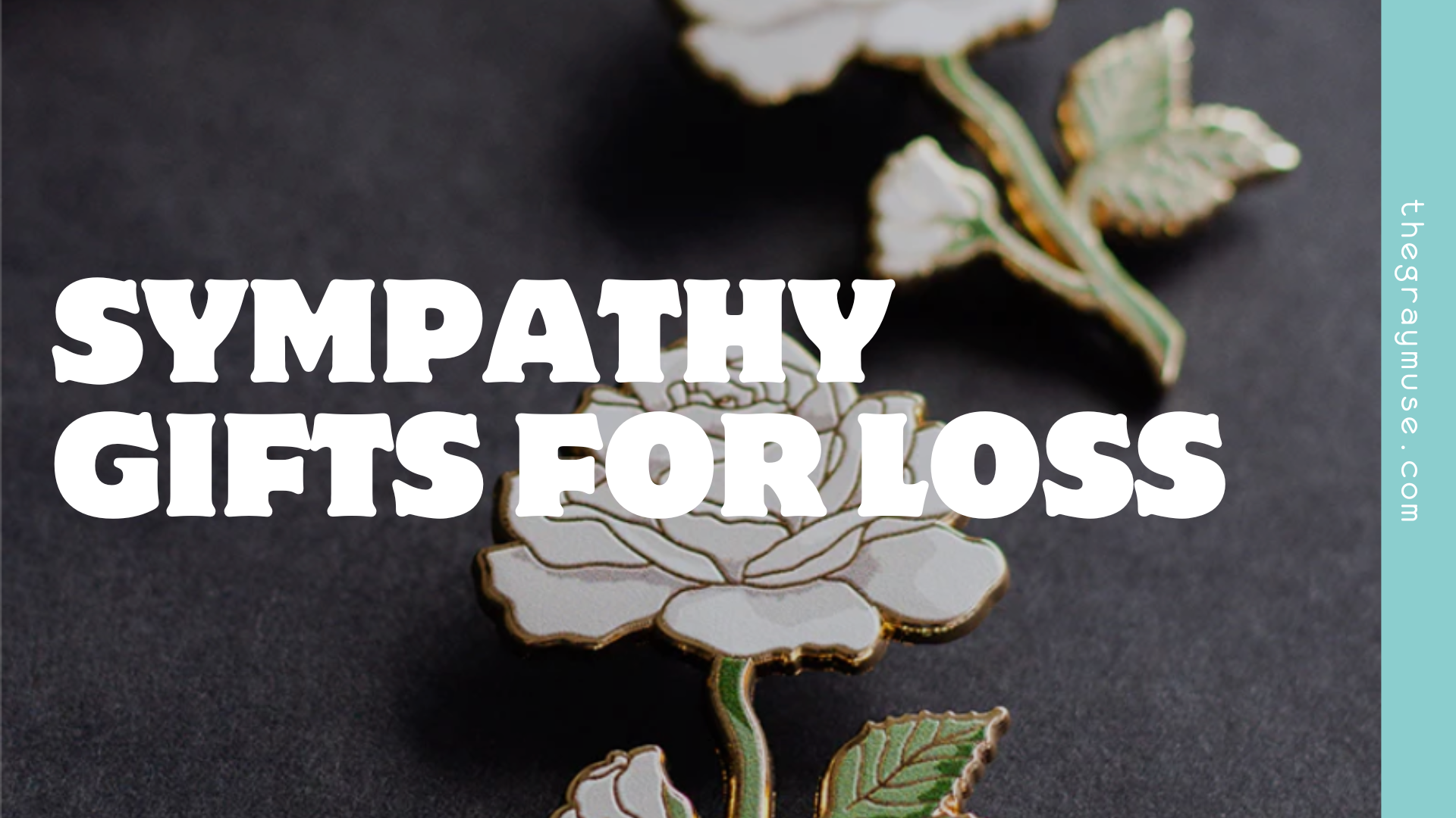 Sympathy Gifts: Meaningful Floral Enamel Pins for Loss – The Gray Muse