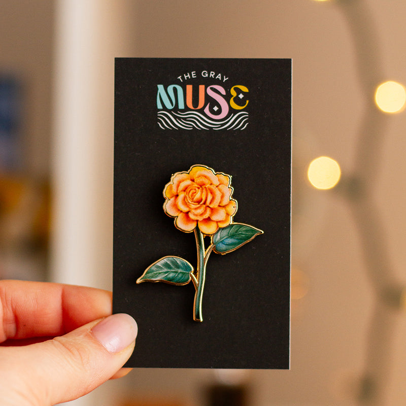 Paint Water Cup Enamel Pin by The Gray Muse - Unique Shopping for Artistic  Gifts