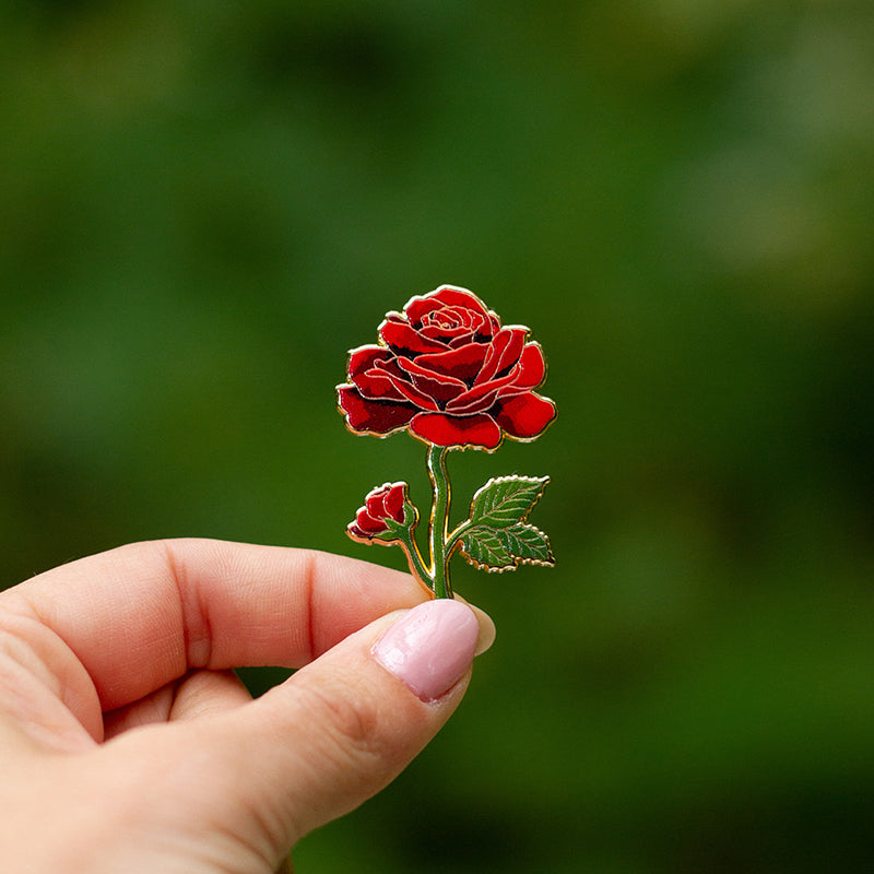 Floral Enamel Pin Collection