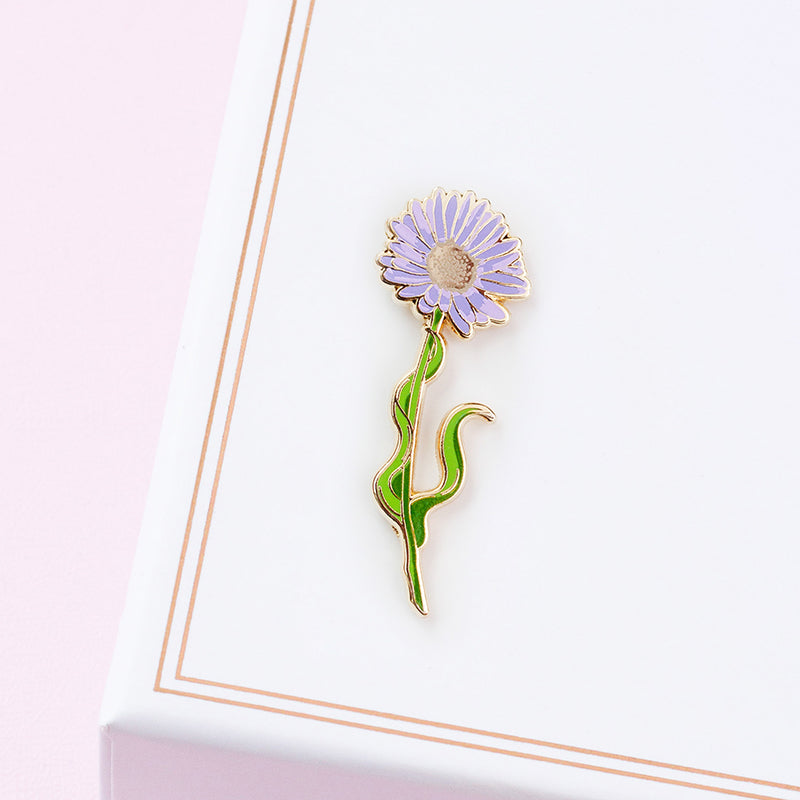 Floral Enamel Pin Collection