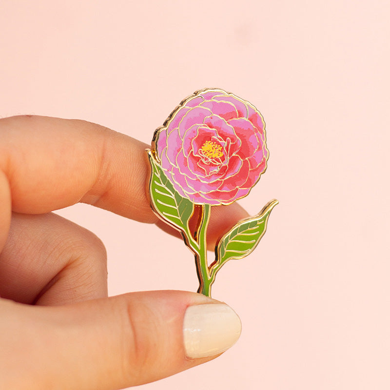 Hibiscus Floral Enamel Pin